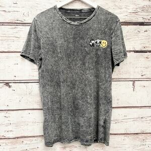 GLOBE BRAND AU Mineral Wash Skate Shirt Sz S